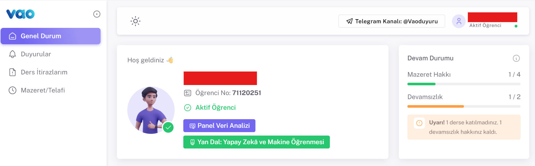 Genel Durum Ana Panel